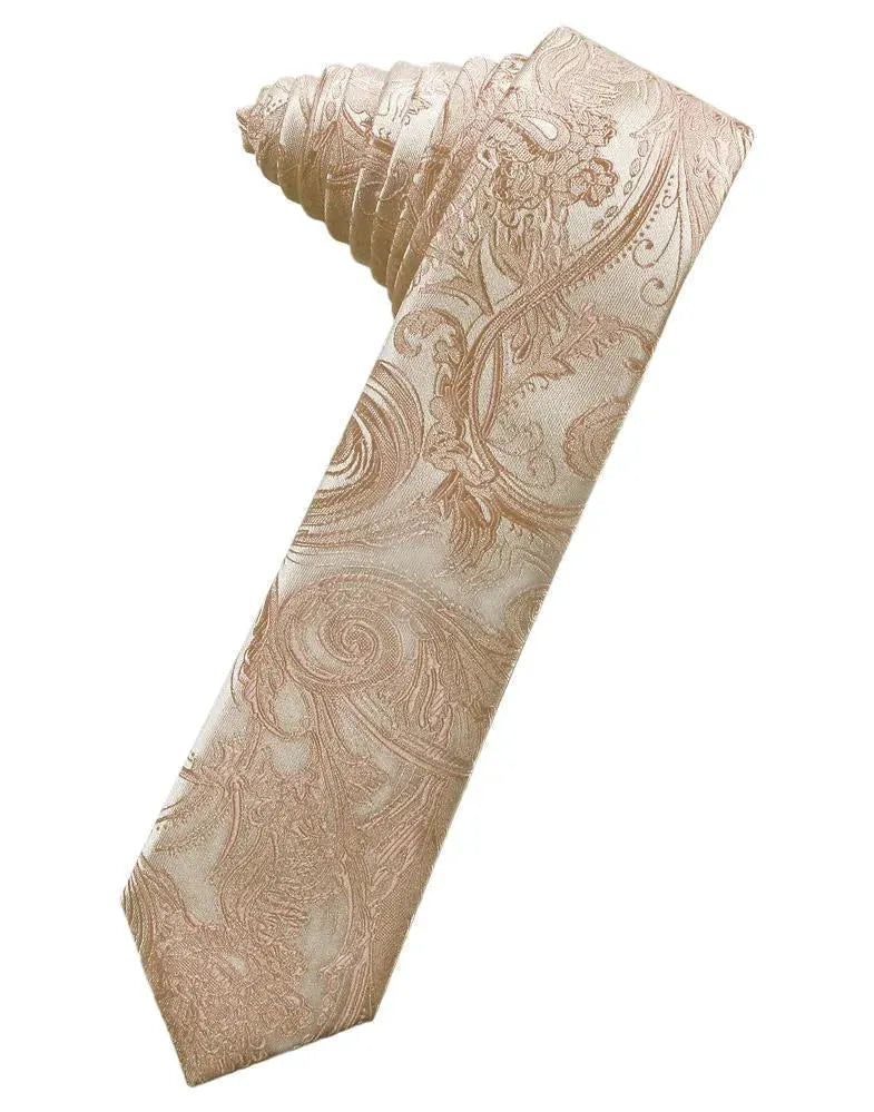 Tapestry Skinny Necktie Self Tie by Tux-USA