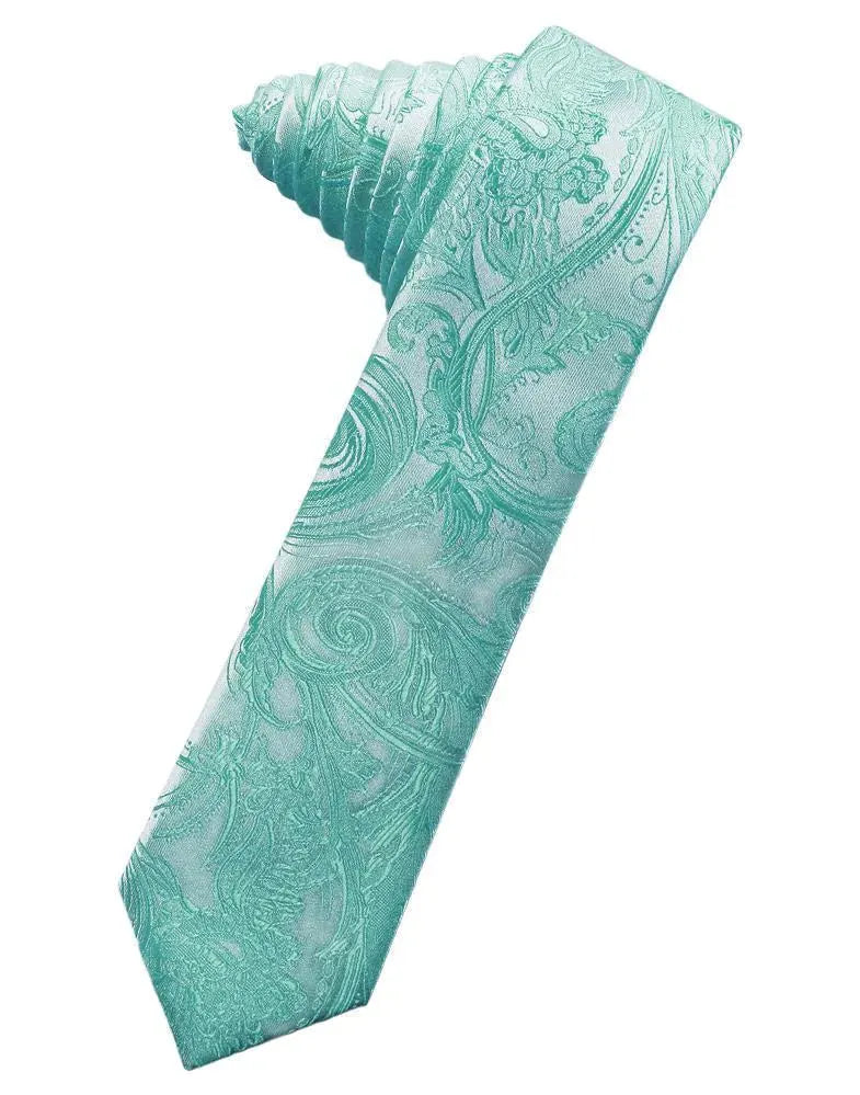 Tapestry Skinny Necktie Self Tie by Tux-USA