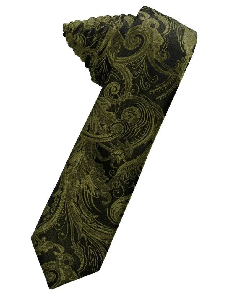 Tapestry Skinny Necktie Self Tie by Tux-USA