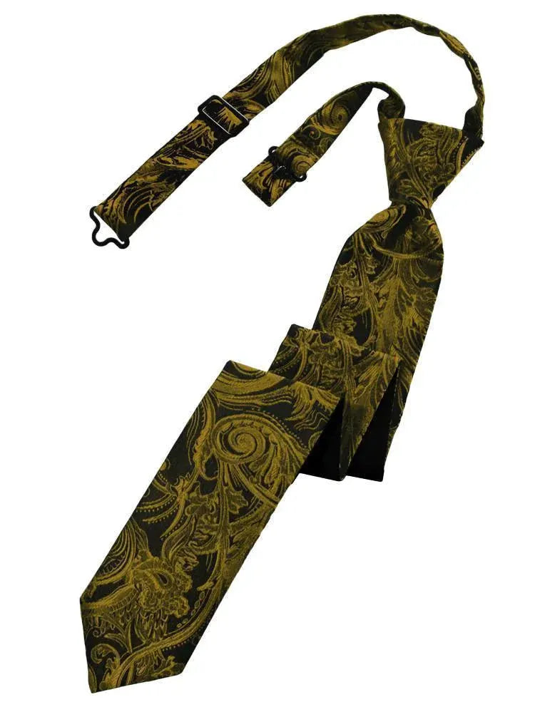 Tapestry Skinny Necktie Pre- Tied by Tux-USA