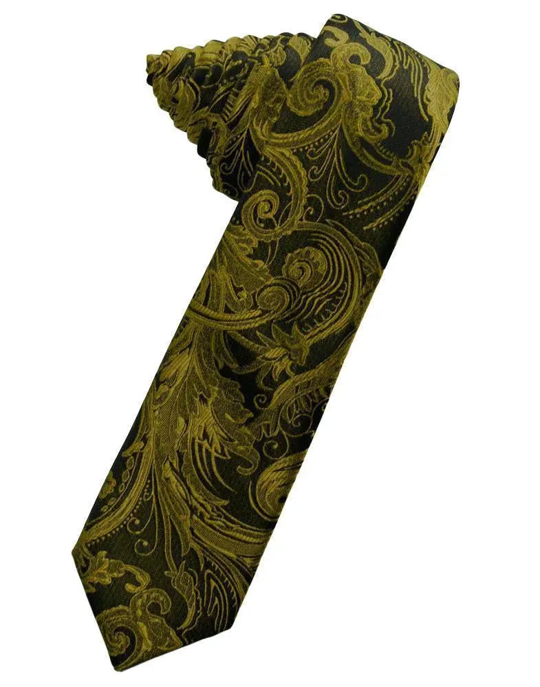 Tapestry Skinny Necktie Self Tie by Tux-USA