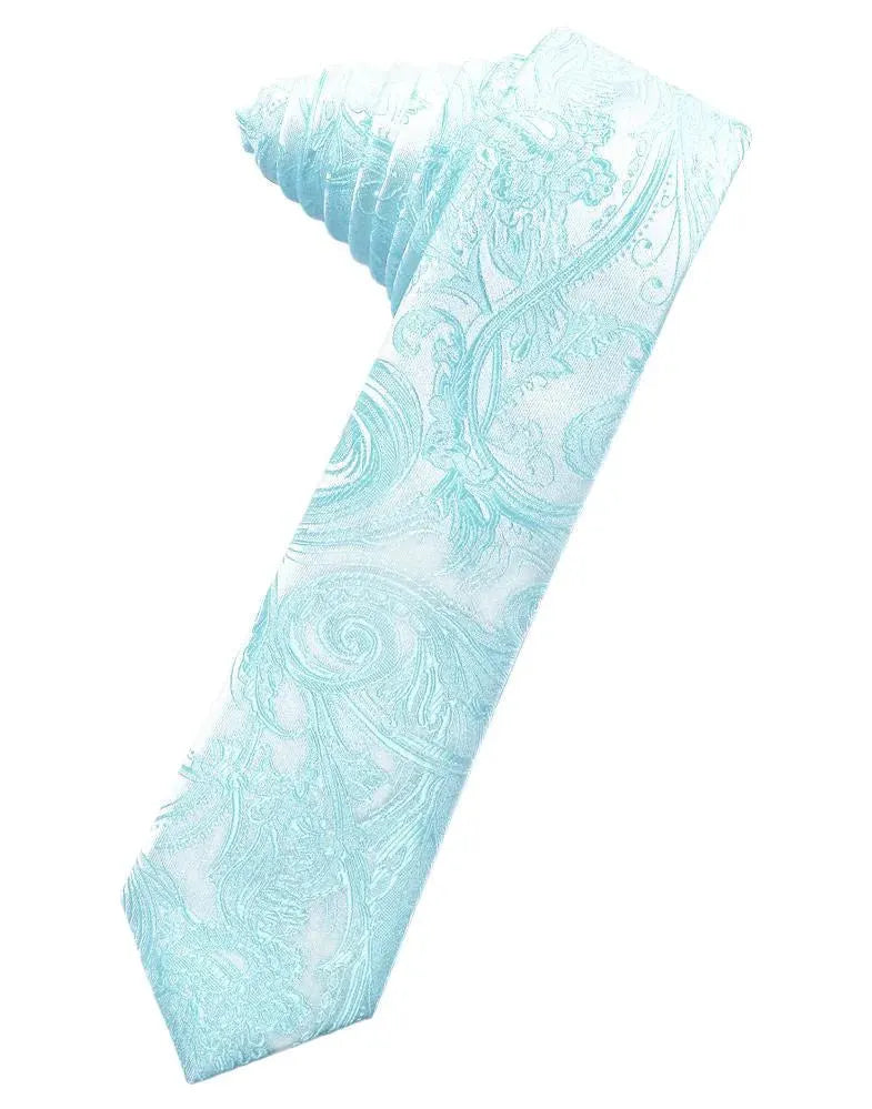 Tapestry Skinny Necktie Self Tie by Tux-USA