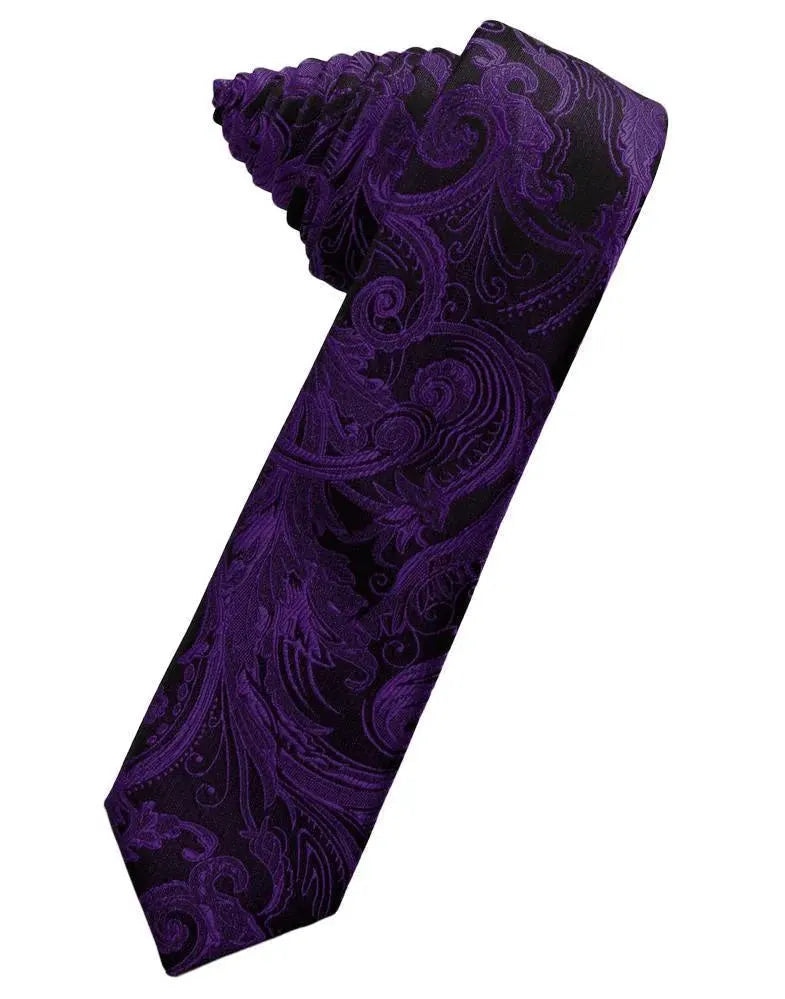 Tapestry Skinny Necktie Self Tie by Tux-USA
