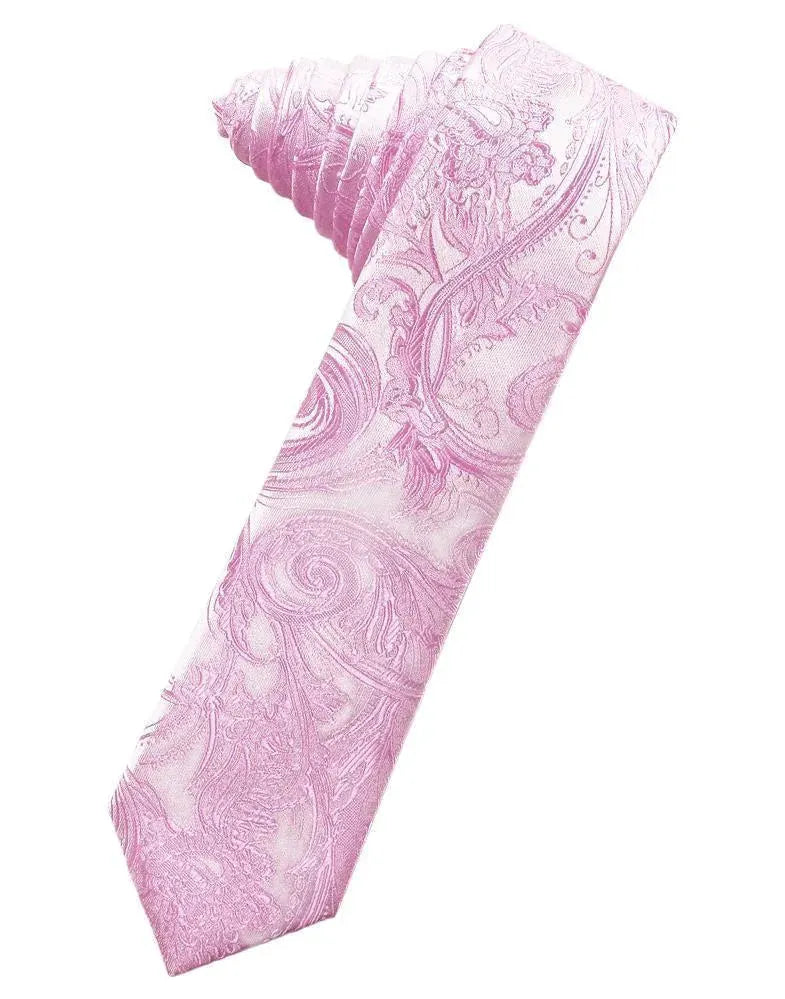 Tapestry Skinny Necktie Self Tie by Tux-USA