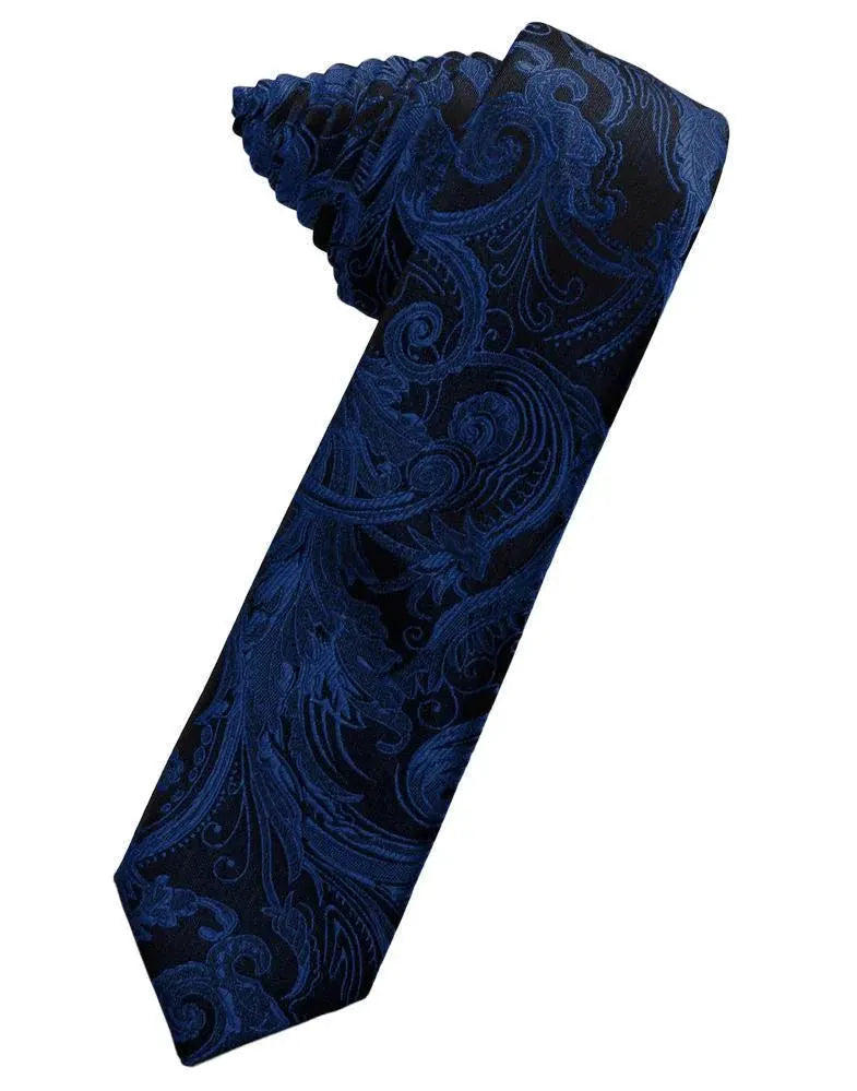Tapestry Skinny Necktie Self Tie by Tux-USA