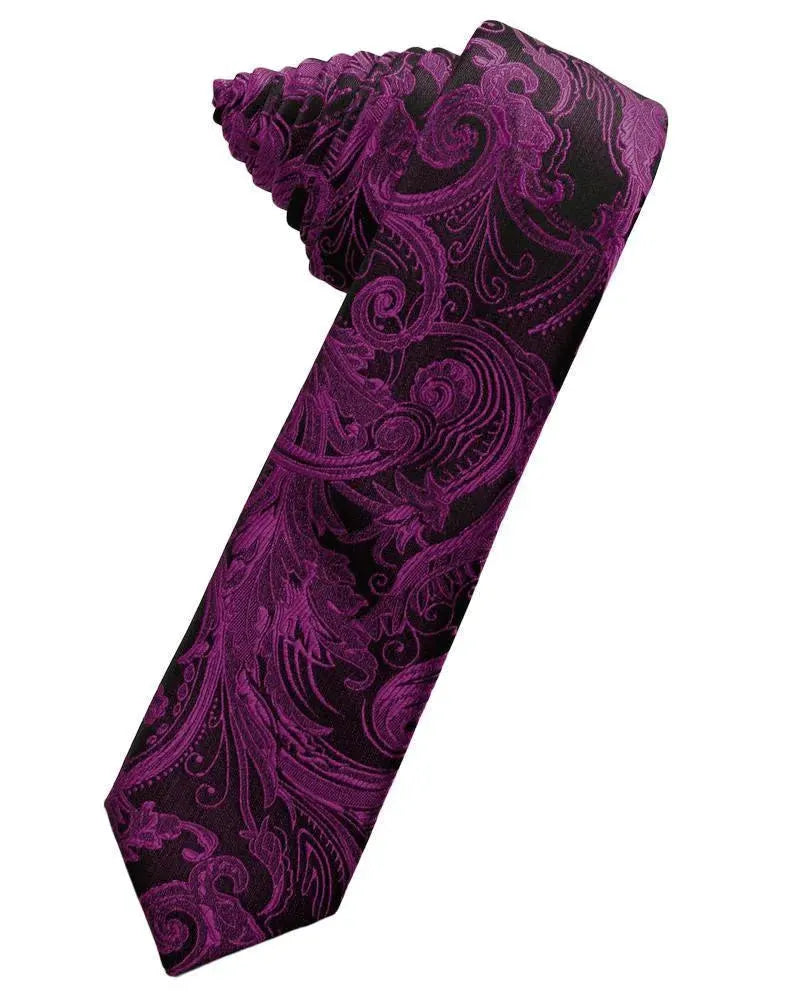 Tapestry Skinny Necktie Self Tie by Tux-USA
