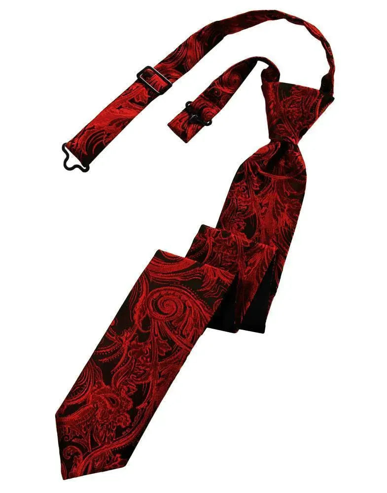 Tapestry Skinny Necktie Pre- Tied by Tux-USA
