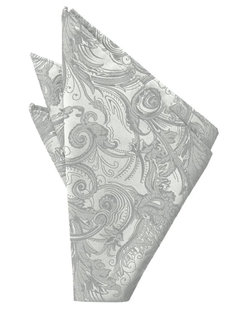 Paisley Silk Pocket Square by Tux-USA
