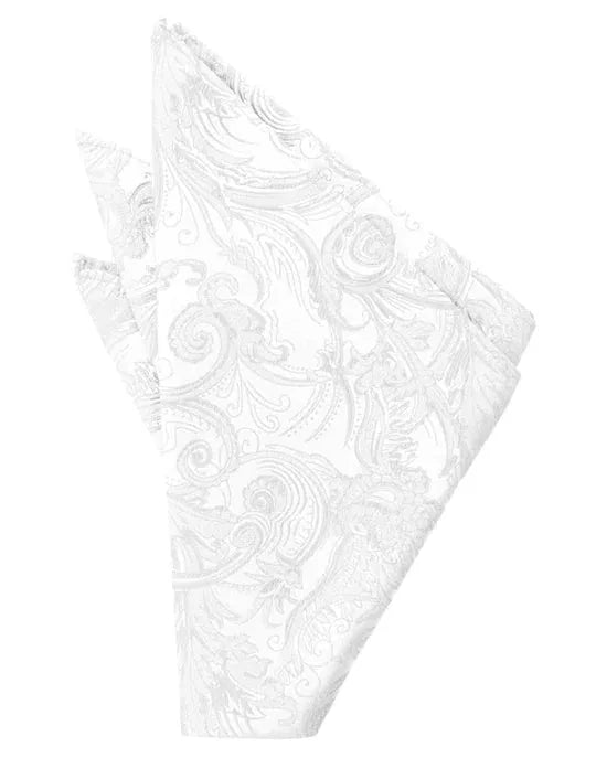 Paisley Silk Pocket Square by Tux-USA