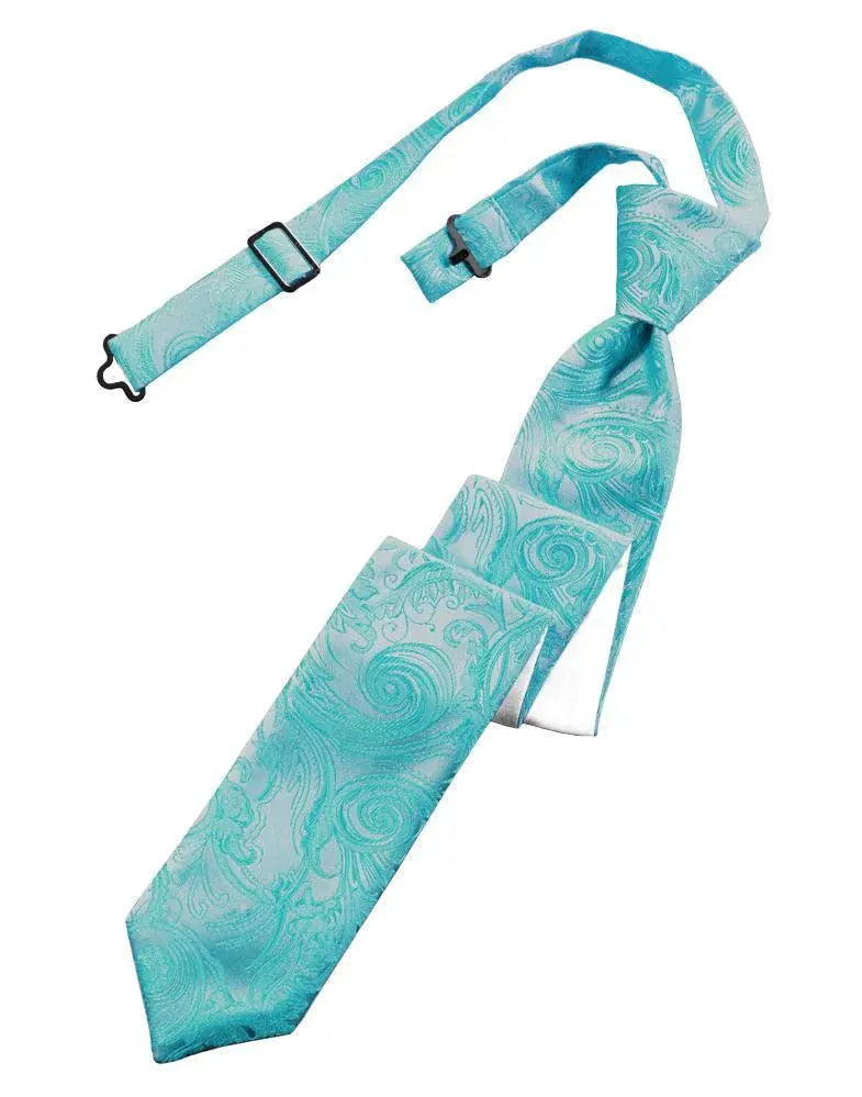 Tapestry Skinny Necktie Pre- Tied by Tux-USA
