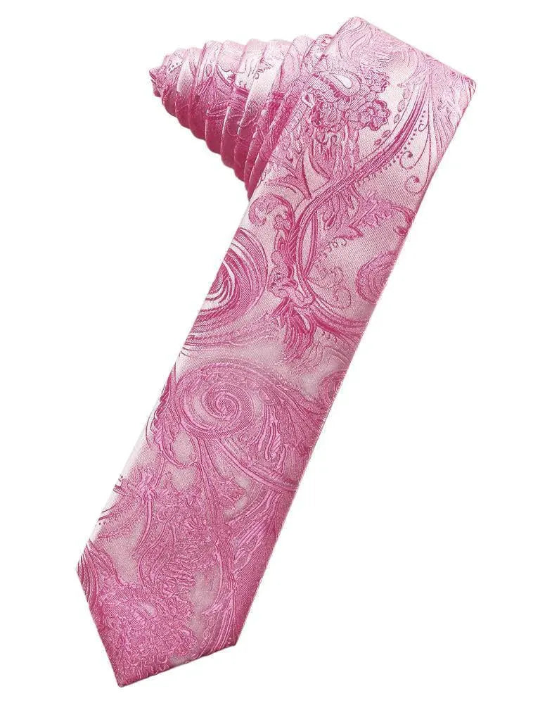 Tapestry Skinny Necktie Self Tie by Tux-USA