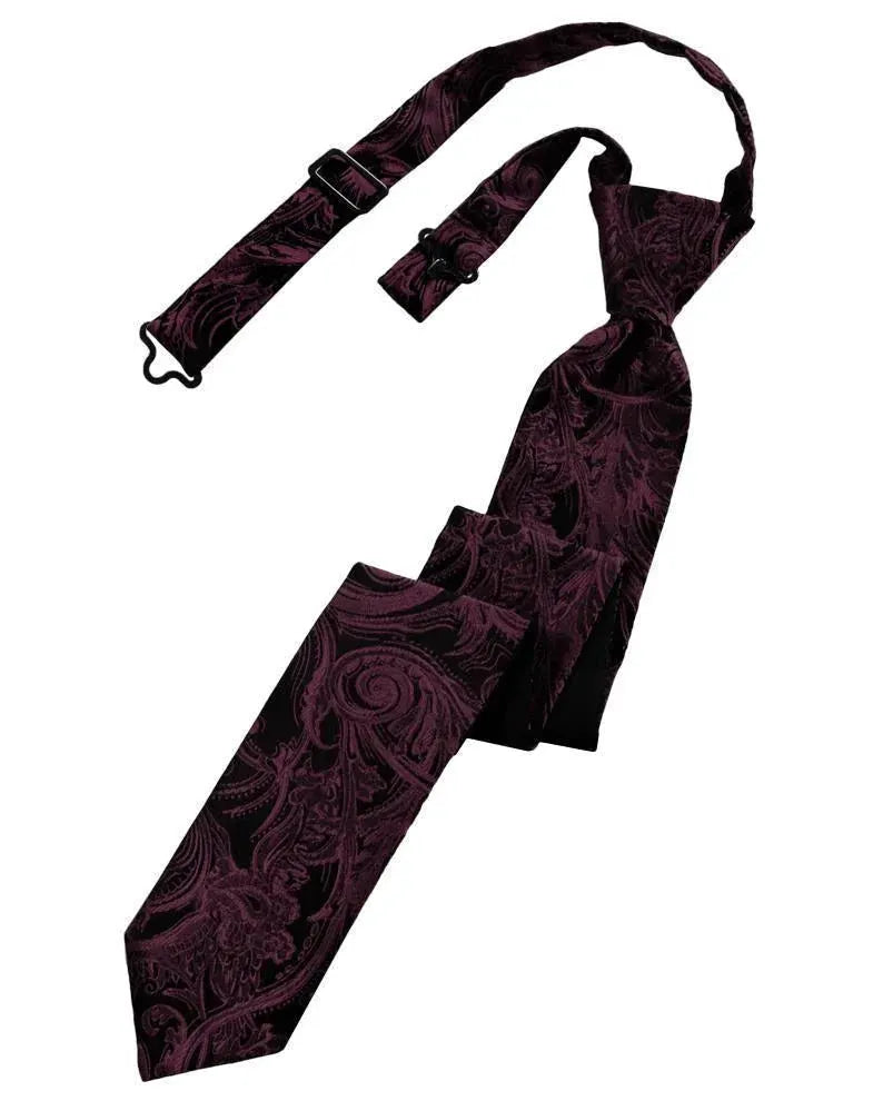 Tapestry Skinny Necktie Pre- Tied by Tux-USA