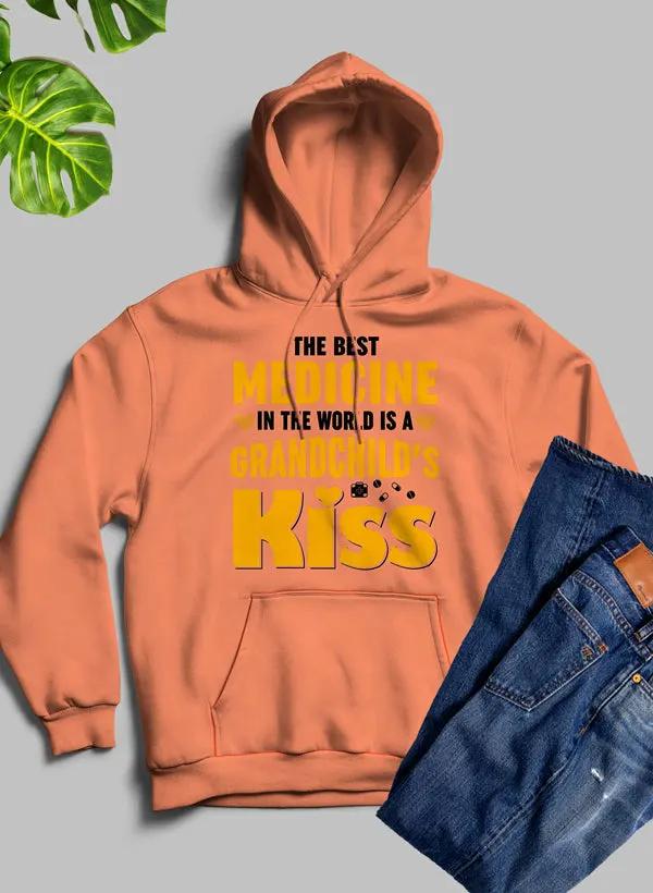 The Best Medicine In The World Is A Grandchild's Kiss Hoodie by Merch