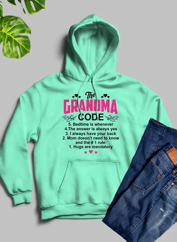 The Grandma Code Hoodie by Merch