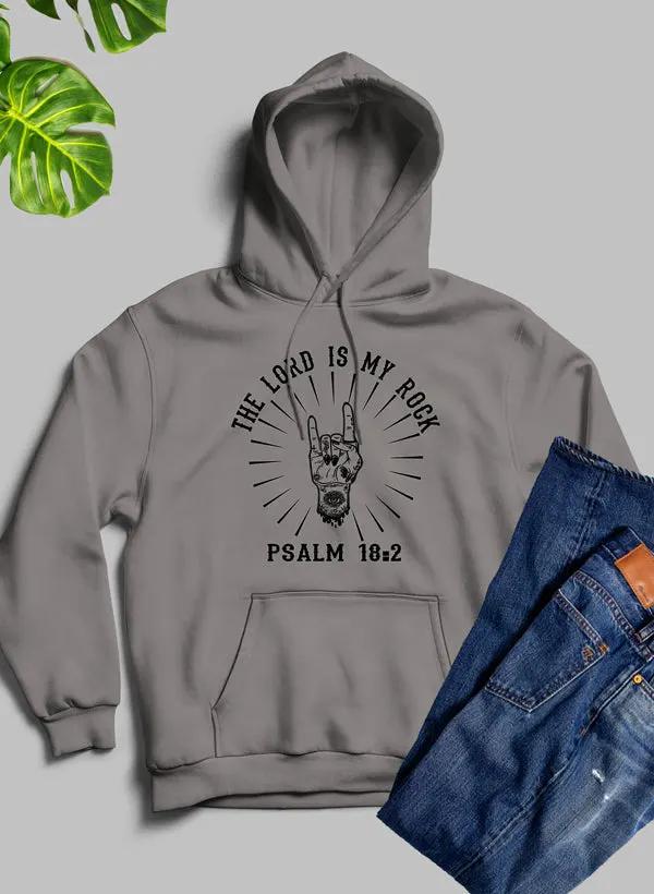 The Lord Is My Rock Hoodie by Merch