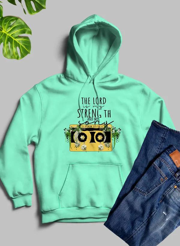 The Lord Is My Strength And My Song Hoodie by Merch