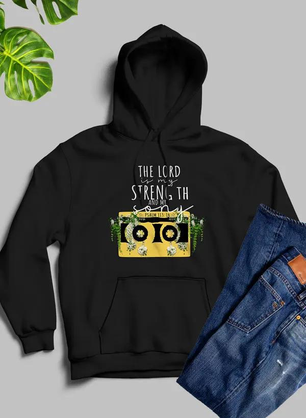 The Lord Is My Strength And My Song Hoodie by Merch