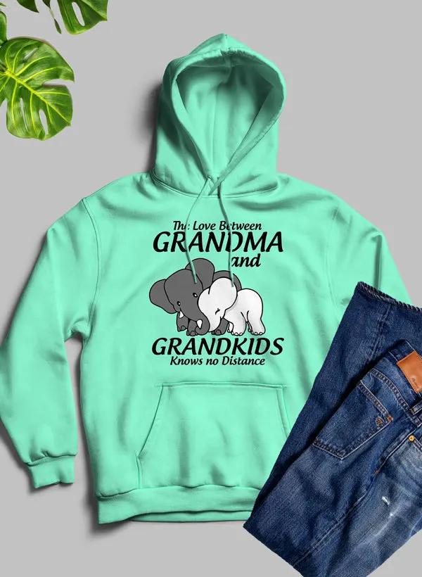 The Love Between Grandma And Grandkids Knows No Distance Hoodie by Merch