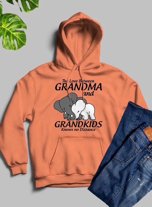 The Love Between Grandma And Grandkids Knows No Distance Hoodie by Merch
