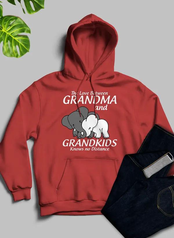 The Love Between Grandma And Grandkids Knows No Distance Hoodie by Merch