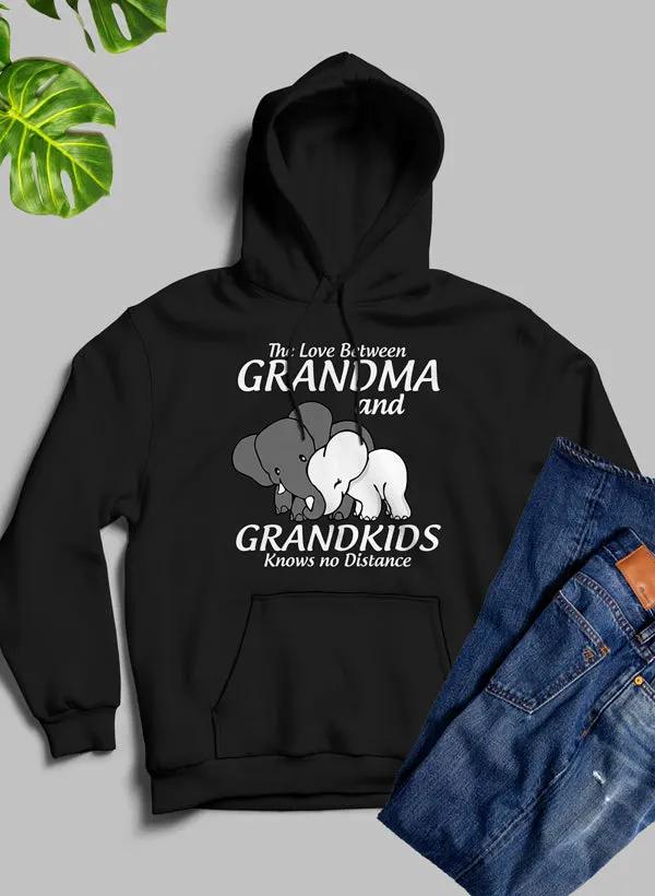 The Love Between Grandma And Grandkids Knows No Distance Hoodie by Merch