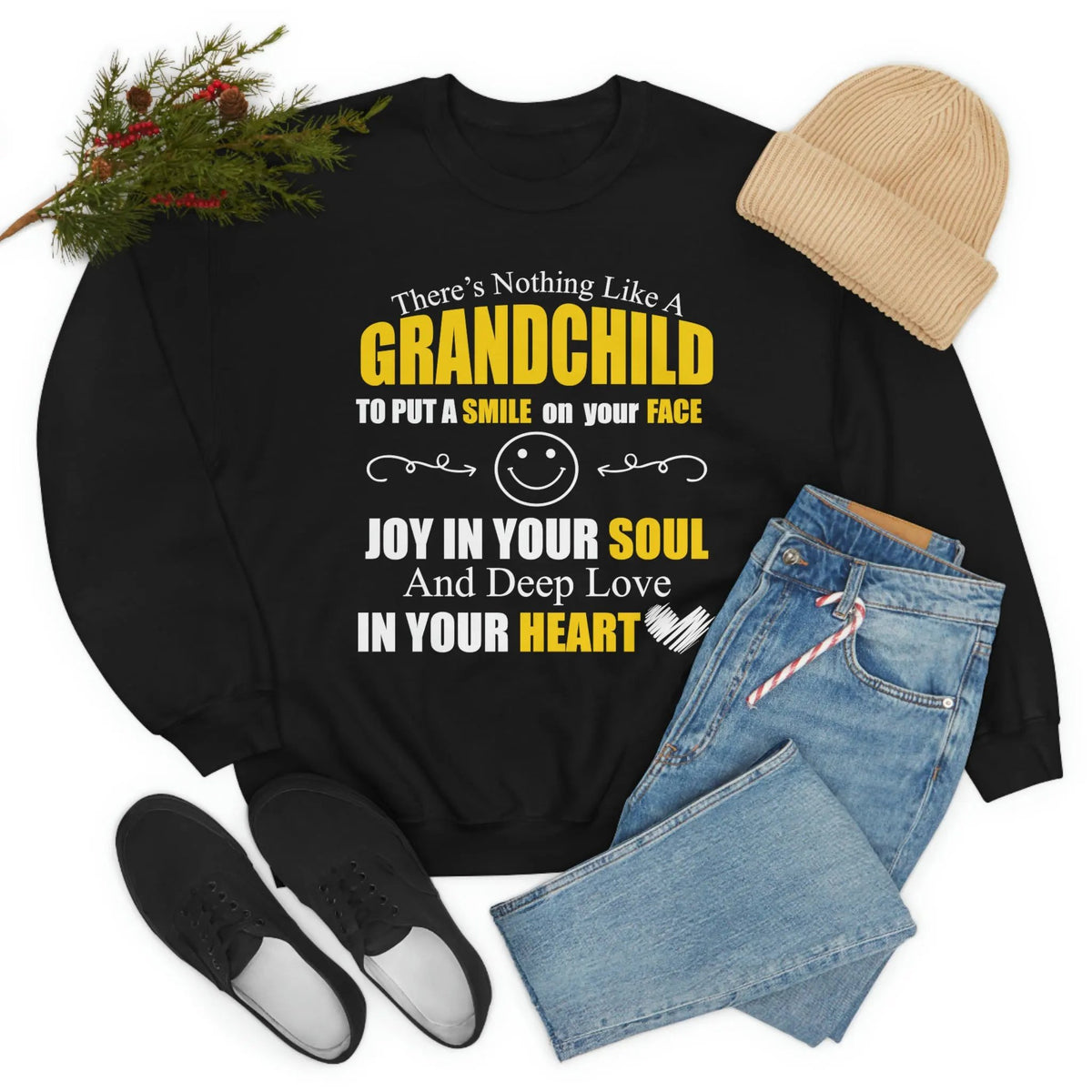 There's Nothing Like A Grandchild Sweat Shirt by Merchmallow