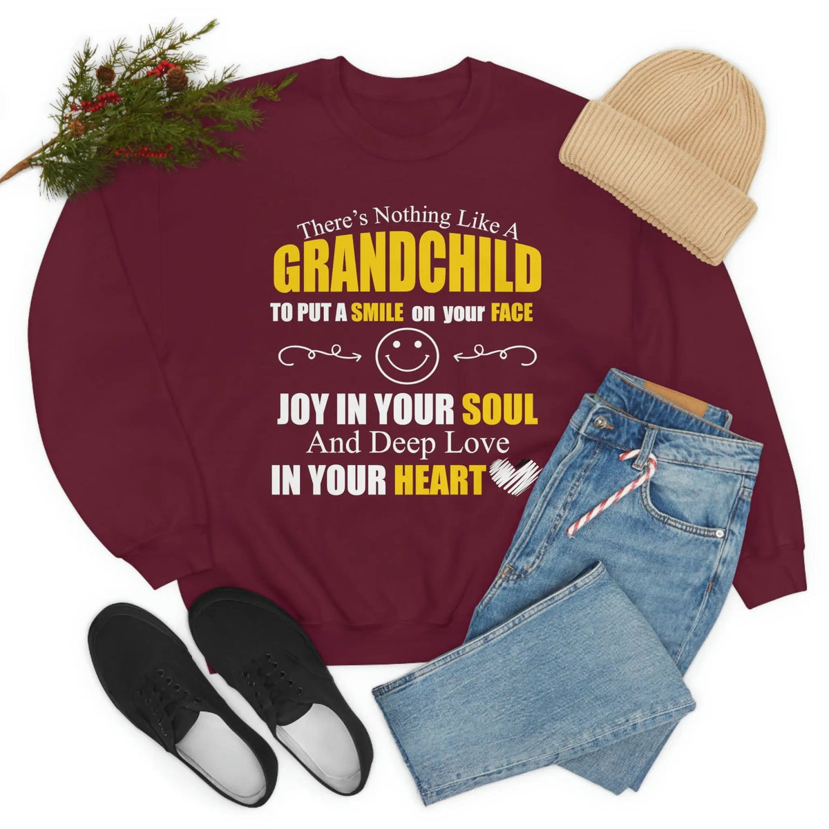 There's Nothing Like A Grandchild Sweat Shirt by Merchmallow