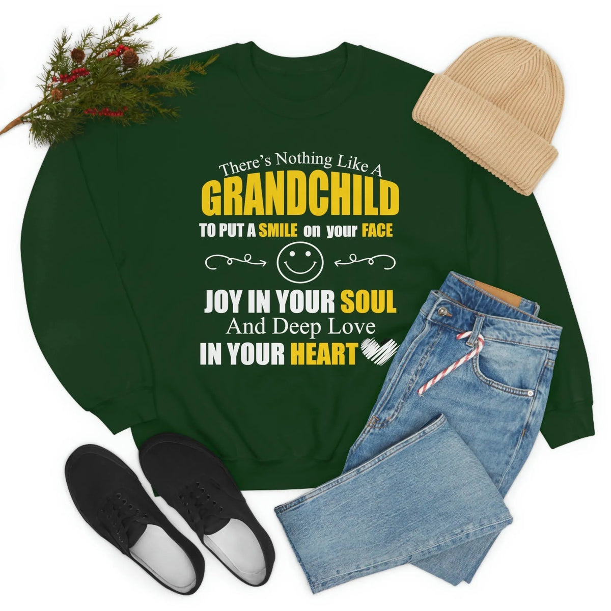 There's Nothing Like A Grandchild Sweat Shirt by Merchmallow