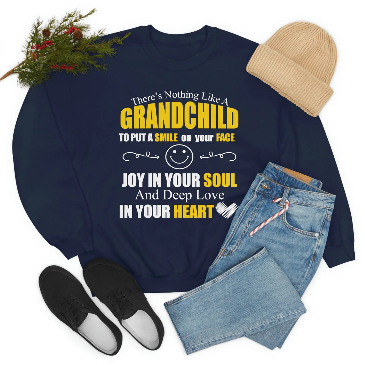 There's Nothing Like A Grandchild Sweat Shirt by Merchmallow