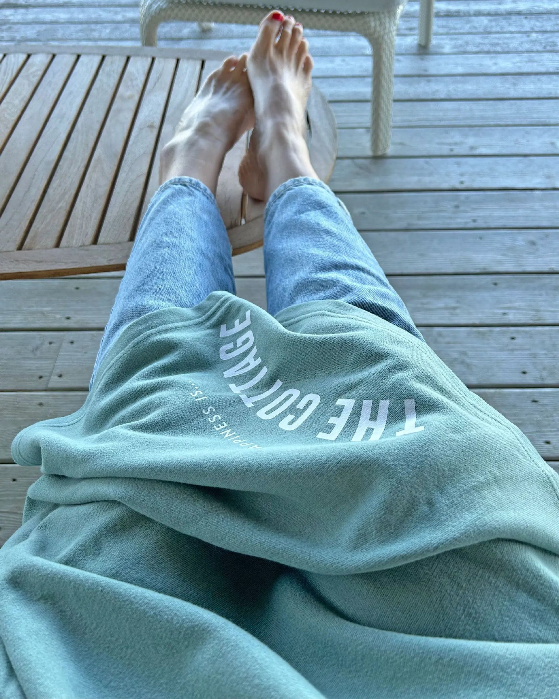 Custom Everywhere Throw Blanket, Sage by Custom Collection