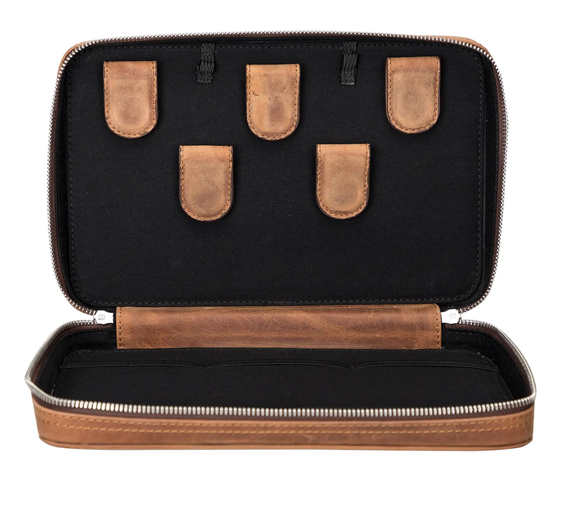 Leather Travel Cable Organizer by TORONATA
