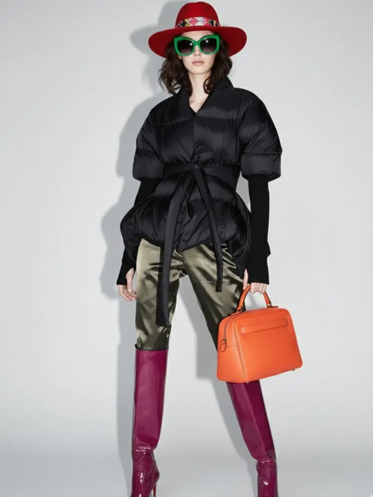 Tribeca Pleated Puffer Jacket BYMANYC ® New York by BYMANYC ® New York