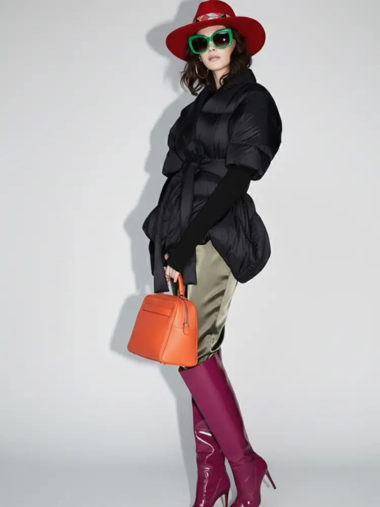 Tribeca Pleated Puffer Jacket BYMANYC ® New York by BYMANYC ® New York