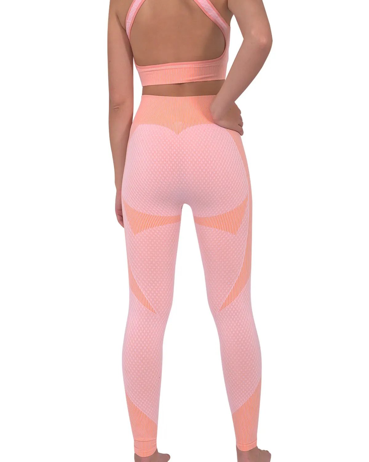 Trois Seamless Legging - Pink by Savoy Active