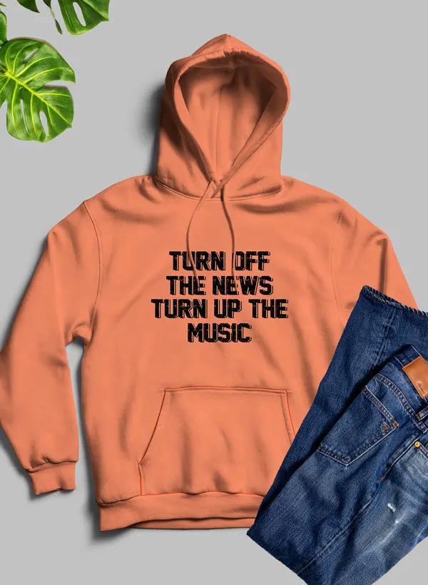 Turn Up The Music Hoodie by Merch