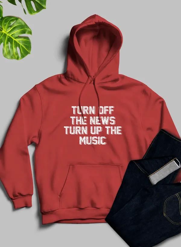 Turn Up The Music Hoodie by Merch