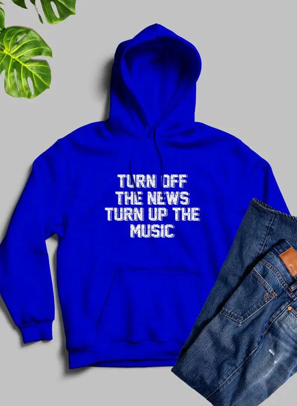 Turn Up The Music Hoodie by Merch