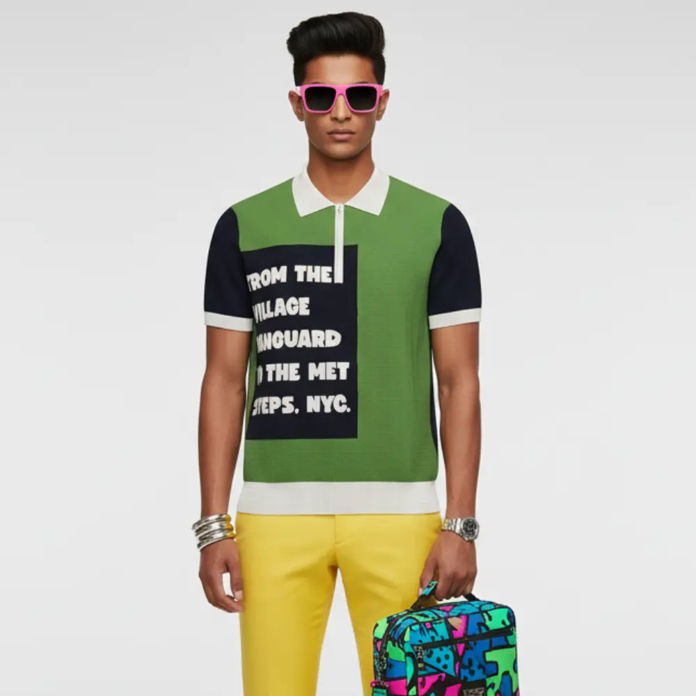 UPTOWN DOWNTOWN Cashmere Polo BYMANYC ® New York by BYMANYC ® New York