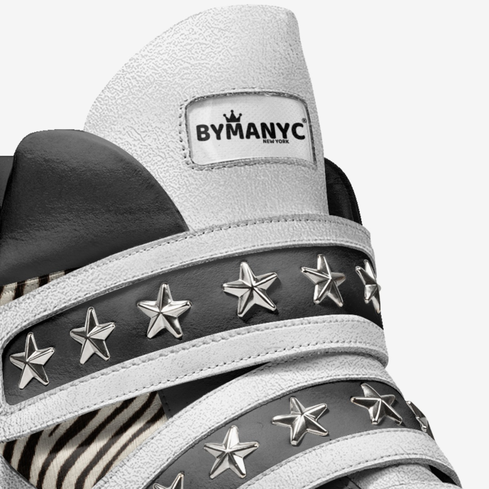 Unisex Limited Edition BROOKLYN WHITE High-Tops BYMANYC ® New York-3