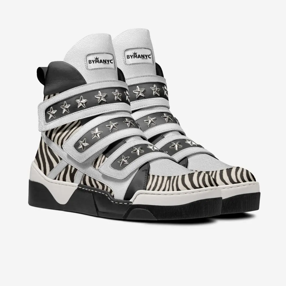 Unisex Limited Edition BROOKLYN WHITE High-Tops BYMANYC ® New York by BYMANYC ® New York