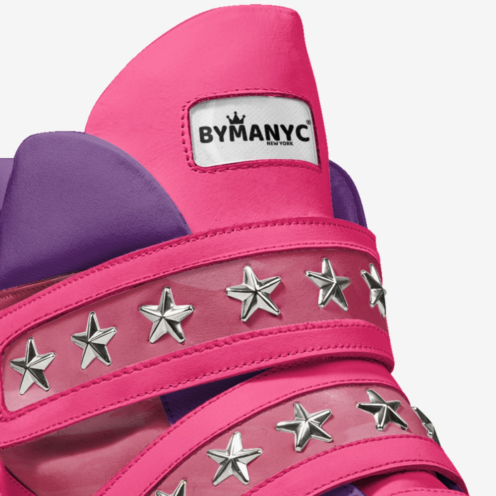 Unisex Limited Edition CHELSEA PINK High-Tops BYMANYC ® New York-3