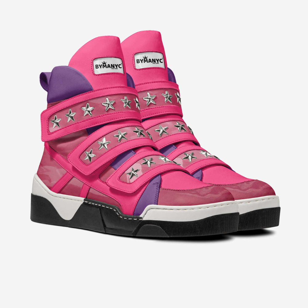 Unisex Limited Edition CHELSEA PINK High-Tops BYMANYC ® New York-0
