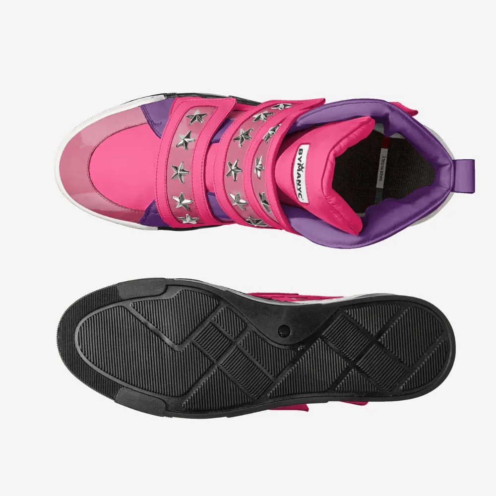 Unisex Limited Edition CHELSEA PINK High-Tops BYMANYC ® New York by BYMANYC ® New York