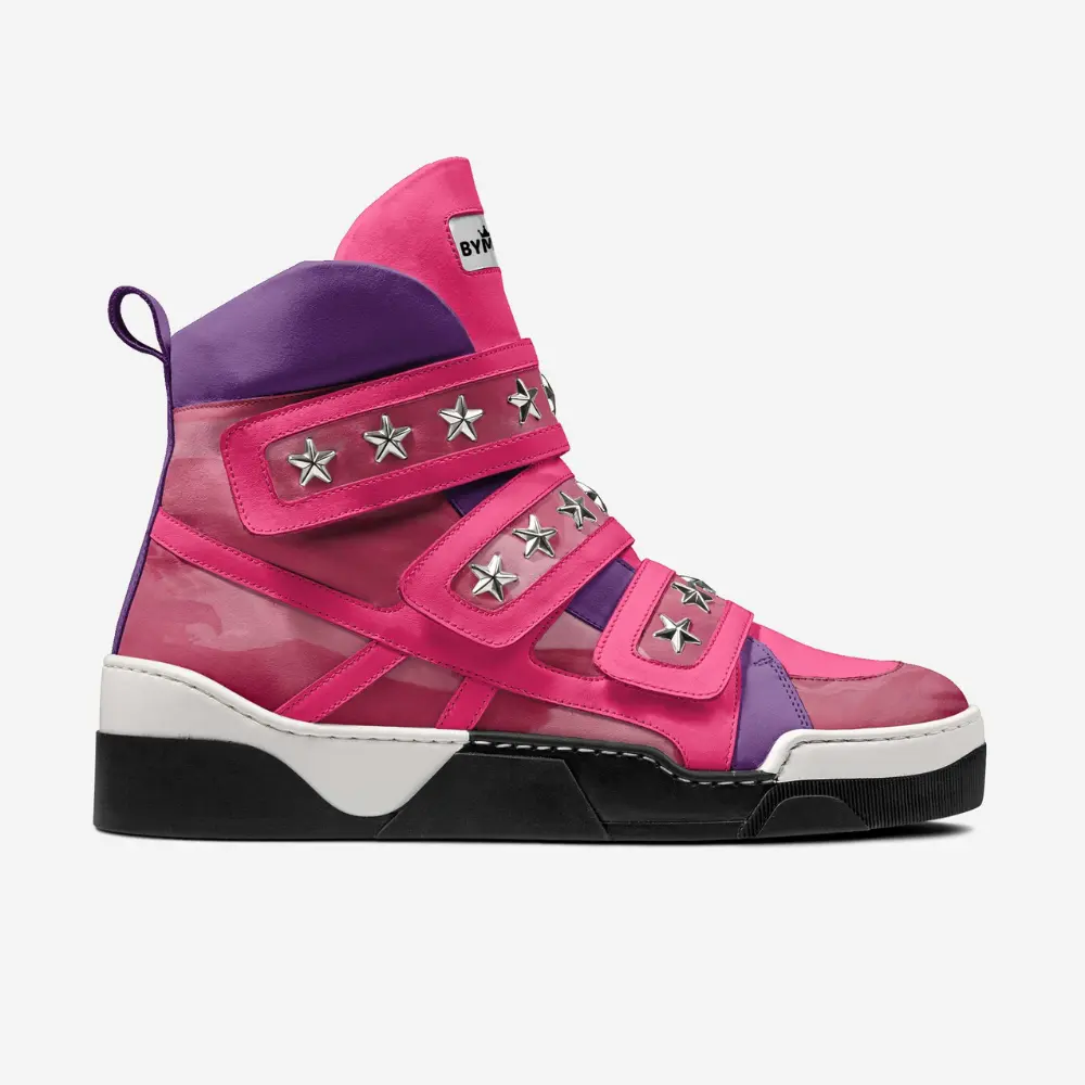 Unisex Limited Edition CHELSEA PINK High-Tops BYMANYC ® New York by BYMANYC ® New York