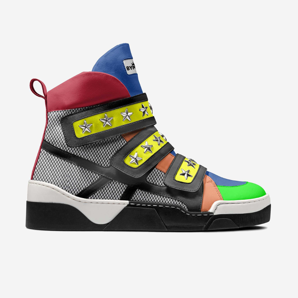 Unisex Limited Edition EAST VILLAGE MULTI High-Tops BYMANYC ® New York-0