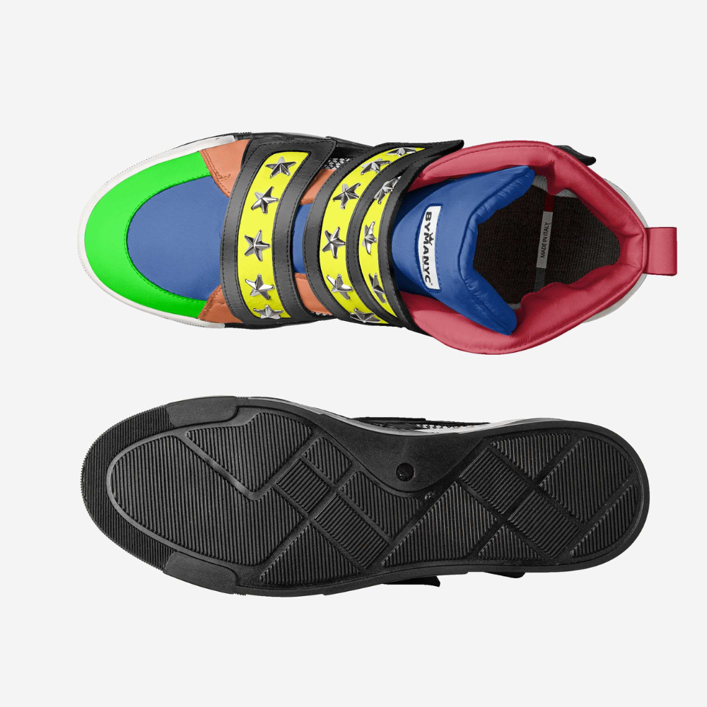 Unisex Limited Edition EAST VILLAGE MULTI High-Tops BYMANYC ® New York-2