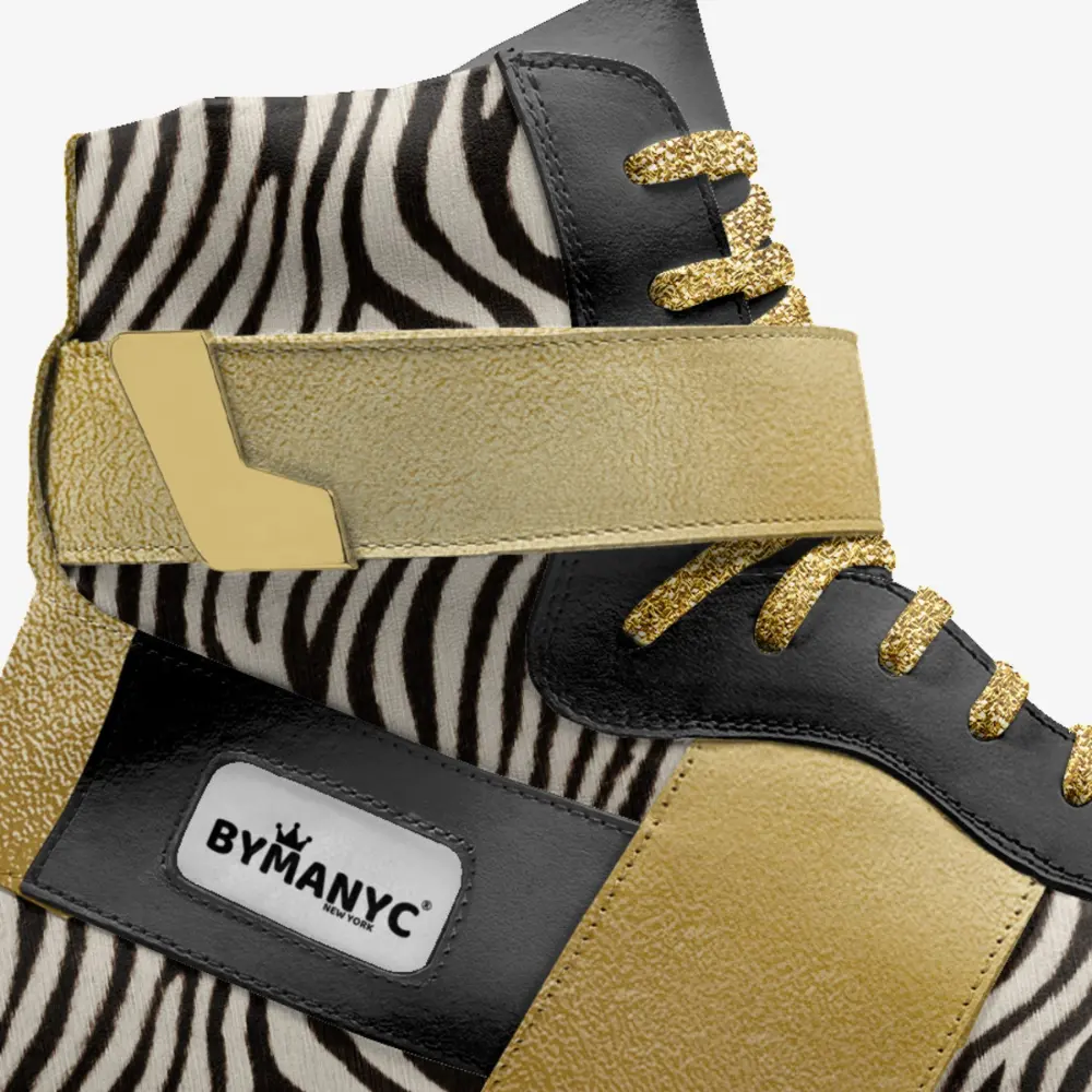 Unisex Limited Edition UPPER EAST GOLD High-Tops BYMANYC ® New York by BYMANYC ® New York