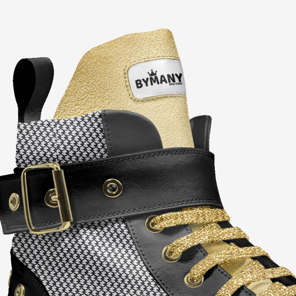 Unisex Limited Edition WALL STREET GOLD High-Tops BYMANYC ® New York-2
