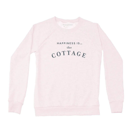 Women's Cottage Crew Sweatshirt, Ballet Pink by Cottage Collection