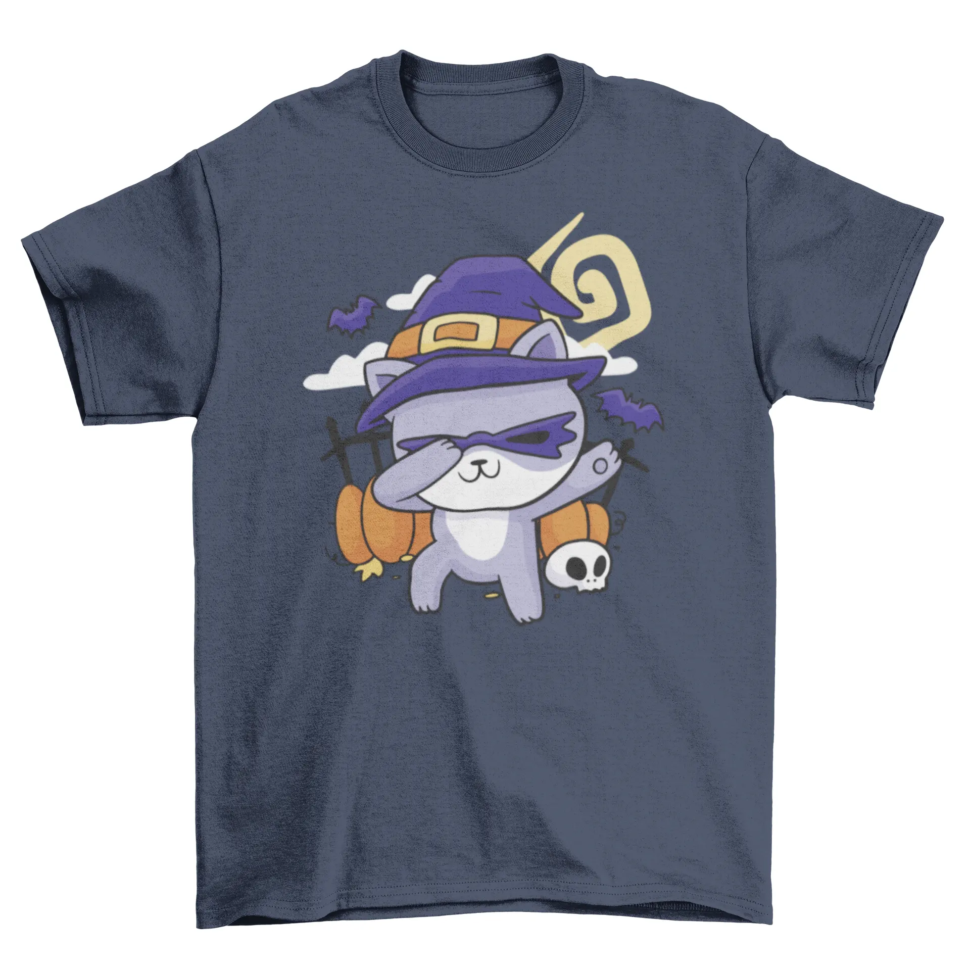 Halloween cat dabbing t-shirt design by Turquoise Theseus